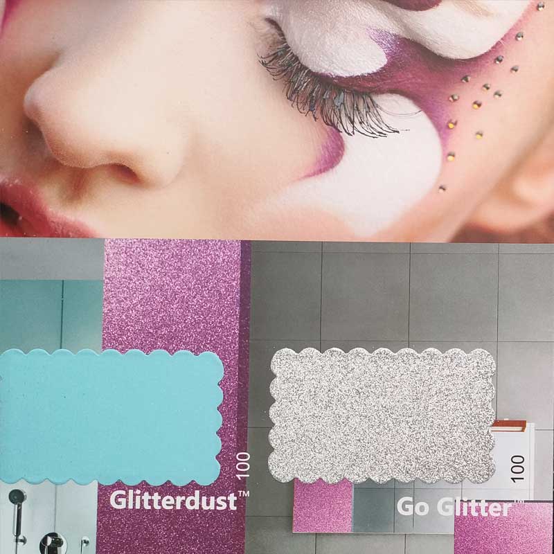 Vesalux Go Glitter Αμμώδες Μεταλλικό Χρώμα Νερού 1lit